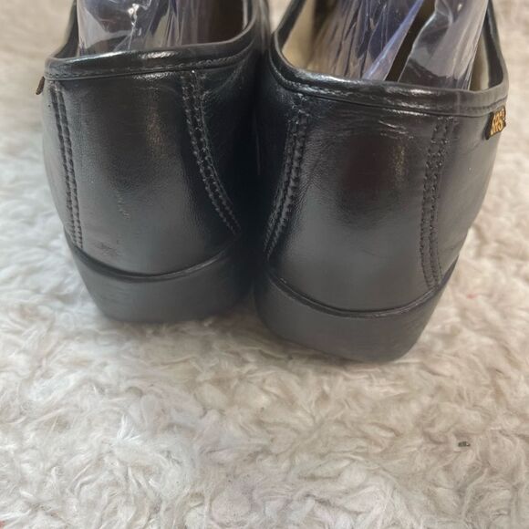 SAS Siesta leather black lace up wedge shoes size 11M - Picture 5 of 13